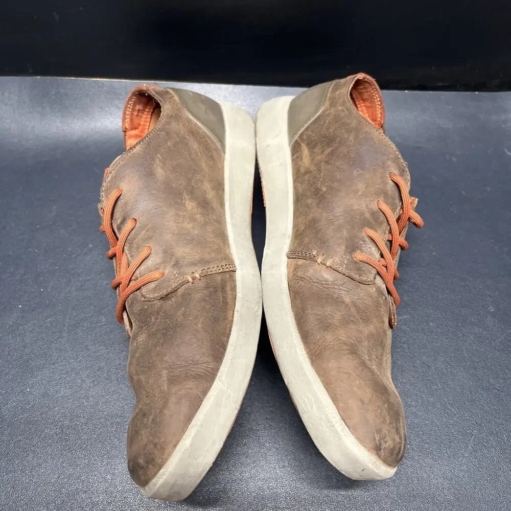 Merrell Freewheel Cushion Shoes Lace Brown Leather Casual Dress Mens 13, J41385.